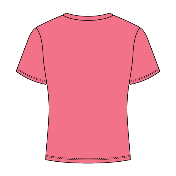 Ribbed Full Length Tee