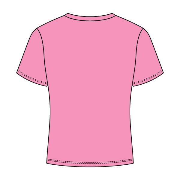 Ribbed Full Length Tee