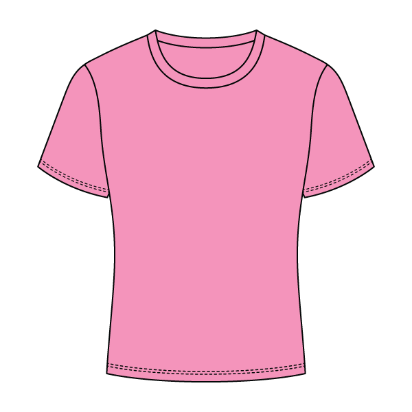 Ribbed Full Length Tee