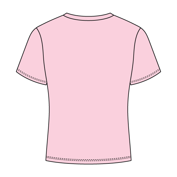 Ribbed Full Length Tee