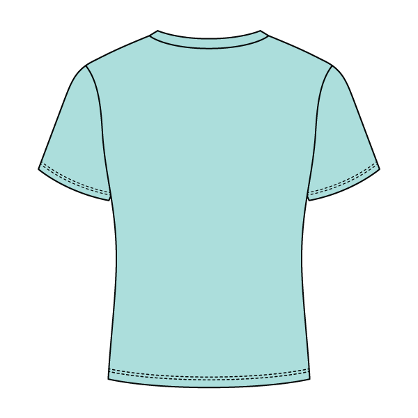 Ribbed Full Length Tee