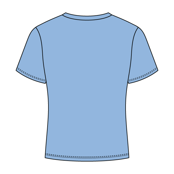 Ribbed Full Length Tee