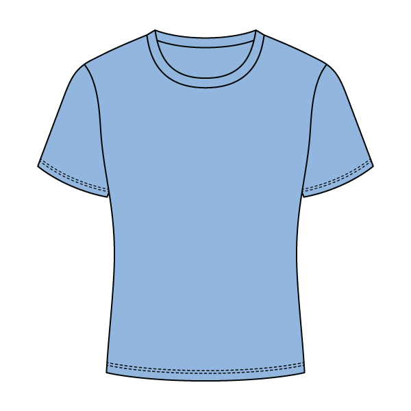 Ribbed Full Length Tee