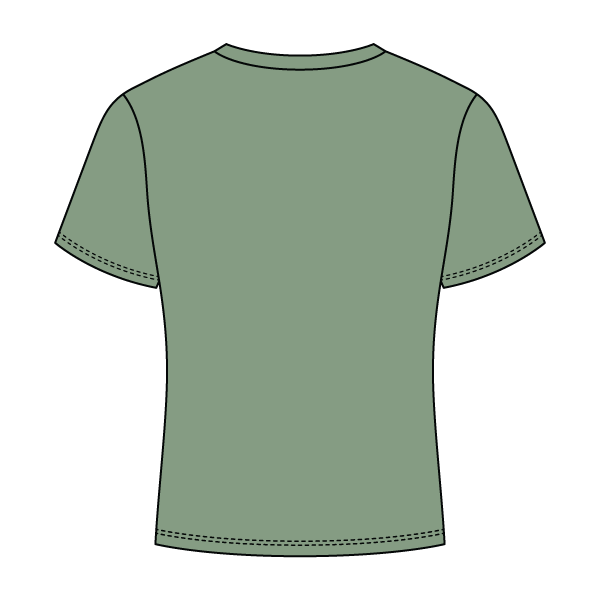 Ribbed Full Length Tee