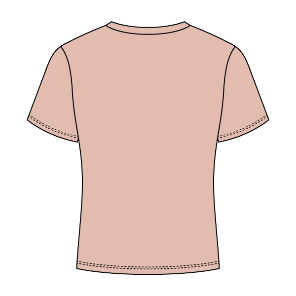 Ribbed Full Length Tee