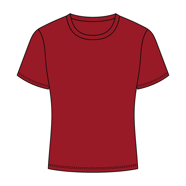 Ribbed Full Length Tee