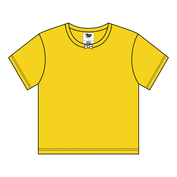 Ribbed Tee Shirt with Bow - The Collegiate Lineup