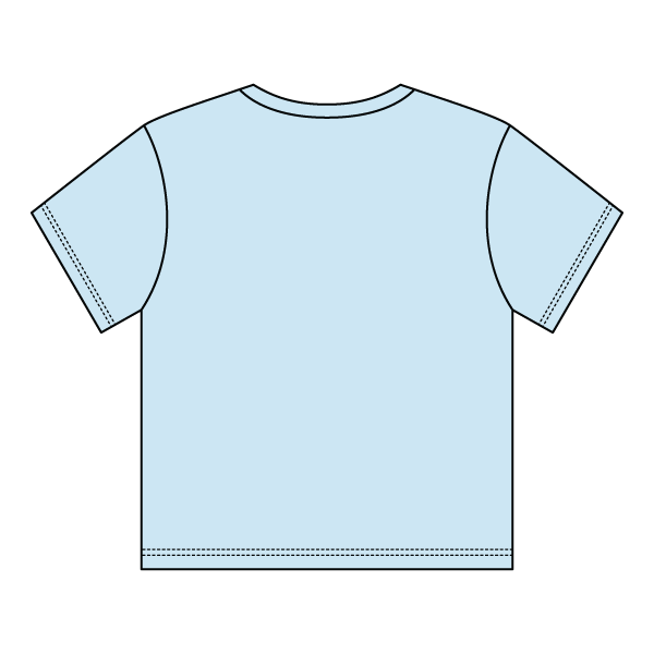Ribbed Tee Shirt with Bow - The Collegiate Lineup