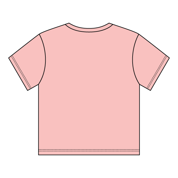 Ribbed Tee Shirt with Bow - The Collegiate Lineup