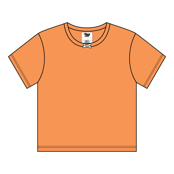 Ribbed Tee Shirt with Bow - The Collegiate Lineup
