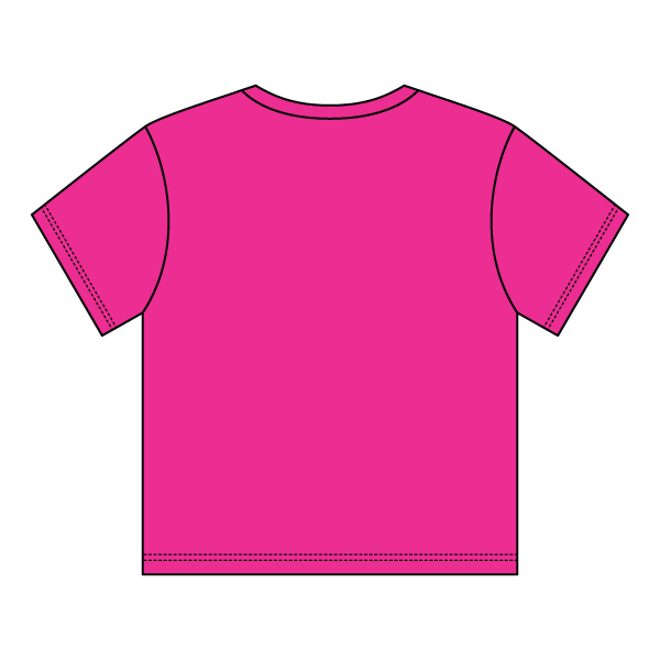 Ribbed Tee Shirt with Bow - The Collegiate Lineup