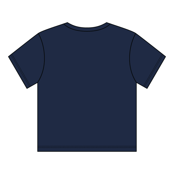 Ribbed Tee Shirt with Bow - The Collegiate Lineup
