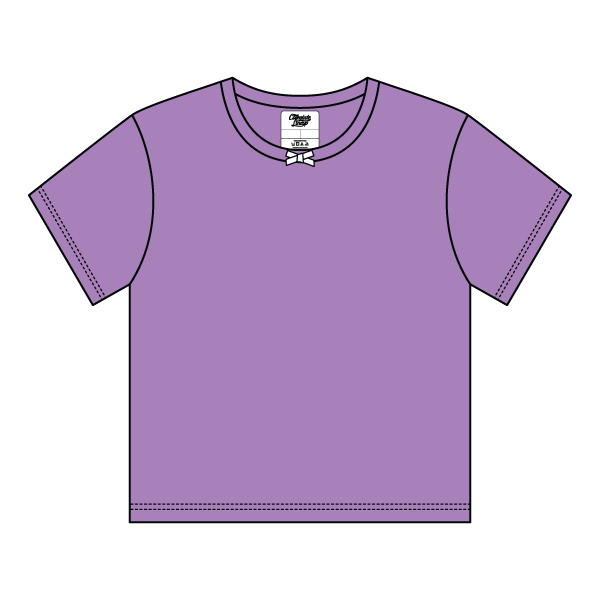 Ribbed Tee Shirt with Bow - The Collegiate Lineup