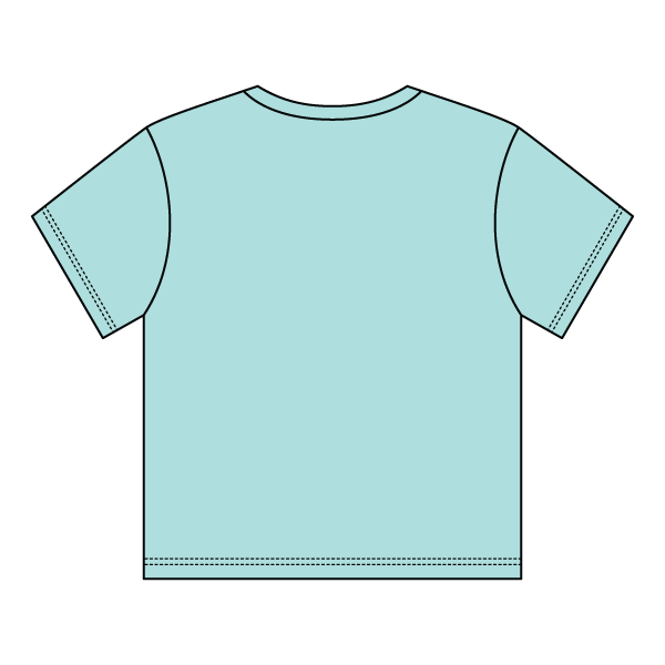 Ribbed Tee Shirt with Bow - The Collegiate Lineup