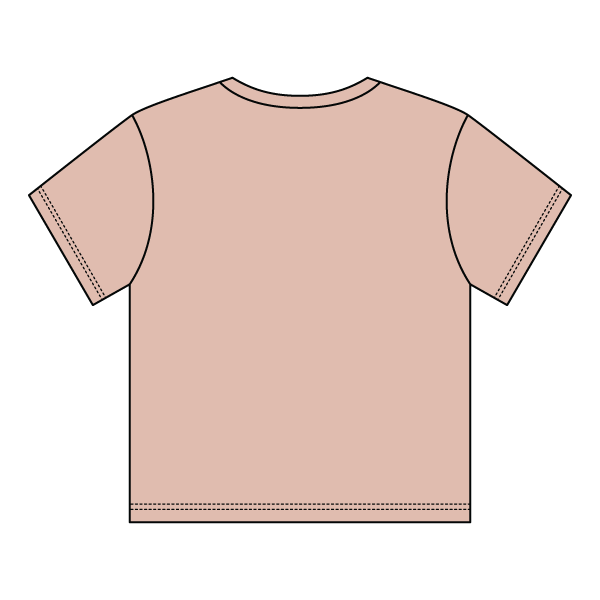 Ribbed Tee Shirt with Bow - The Collegiate Lineup