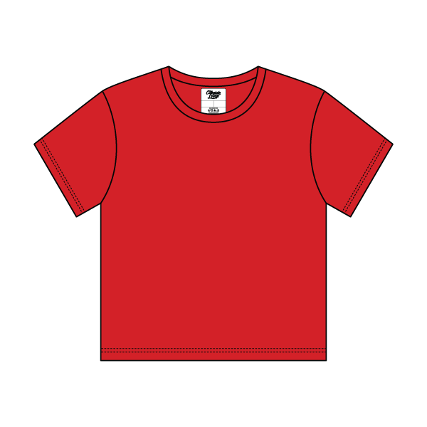 Custom Ribbed Tee - The Collegiate Lineup