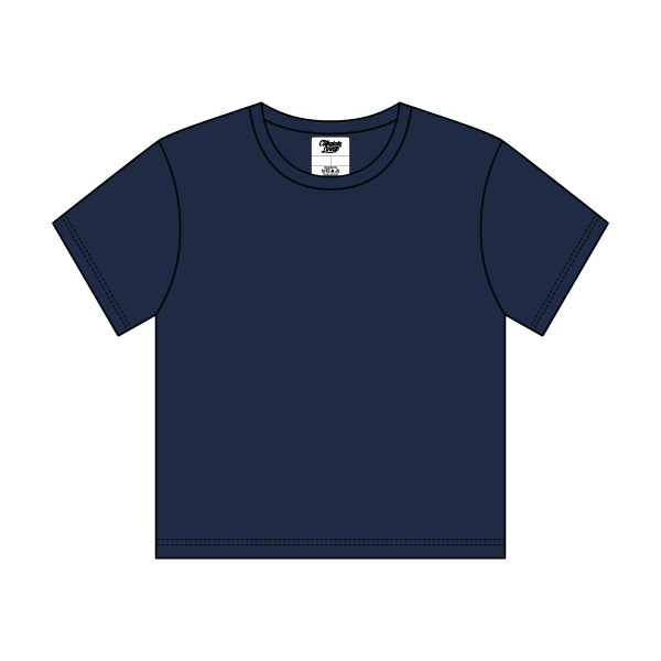 Custom Ribbed Tee - The Collegiate Lineup