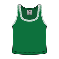 Lace Ribbed Tank Tops - The Collegiate Lineup