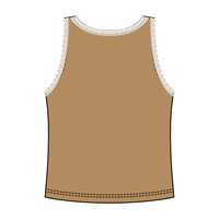 Lace Ribbed Tank Tops - The Collegiate Lineup