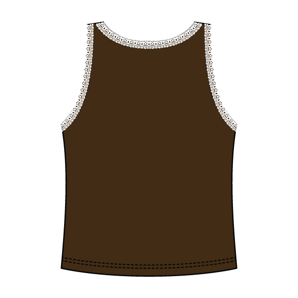 Lace Ribbed Tank Tops - The Collegiate Lineup