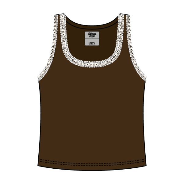 Lace Ribbed Tank Tops - The Collegiate Lineup