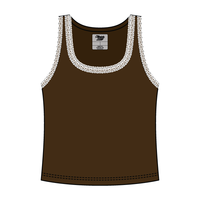 Lace Ribbed Tank Tops - The Collegiate Lineup