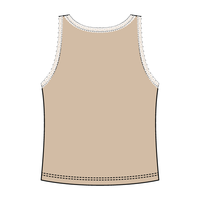 Lace Ribbed Tank Tops - The Collegiate Lineup