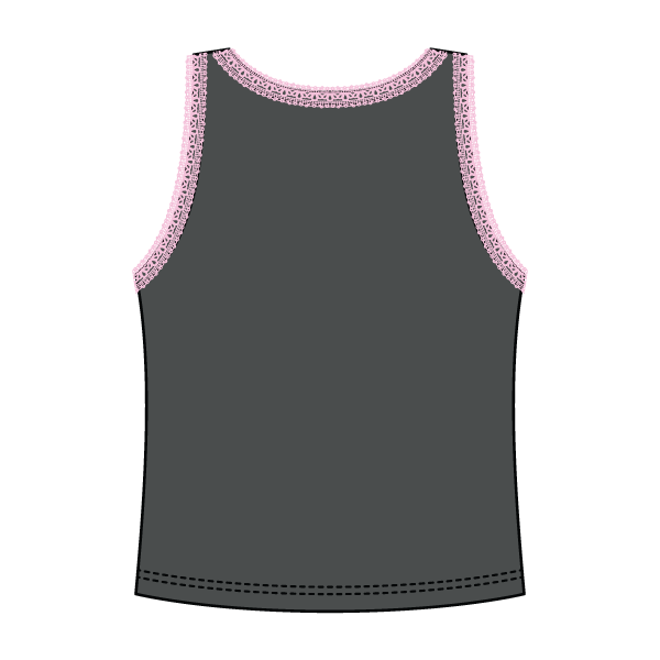 Lace Ribbed Tank Tops - The Collegiate Lineup