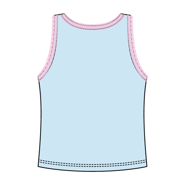 Lace Ribbed Tank Tops - The Collegiate Lineup