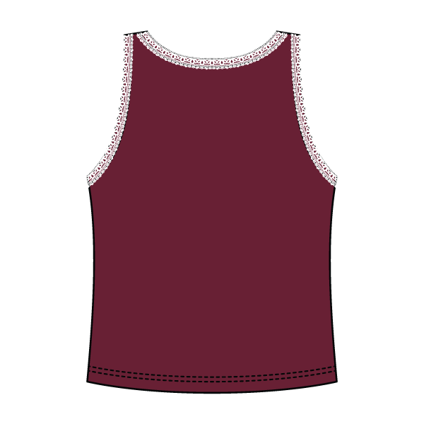 Lace Ribbed Tank Tops - The Collegiate Lineup