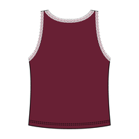 Lace Ribbed Tank Tops - The Collegiate Lineup
