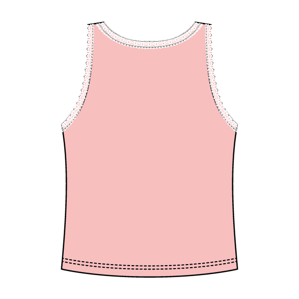 Lace Ribbed Tank Tops - The Collegiate Lineup