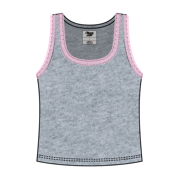Lace Ribbed Tank Tops - The Collegiate Lineup