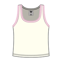 Lace Ribbed Tank Tops - The Collegiate Lineup