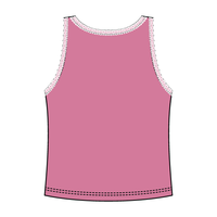Lace Ribbed Tank Tops - The Collegiate Lineup