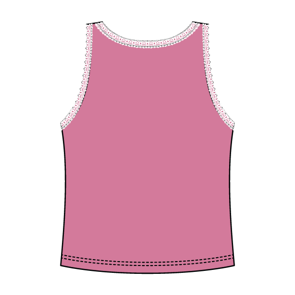 Lace Ribbed Tank Tops - The Collegiate Lineup