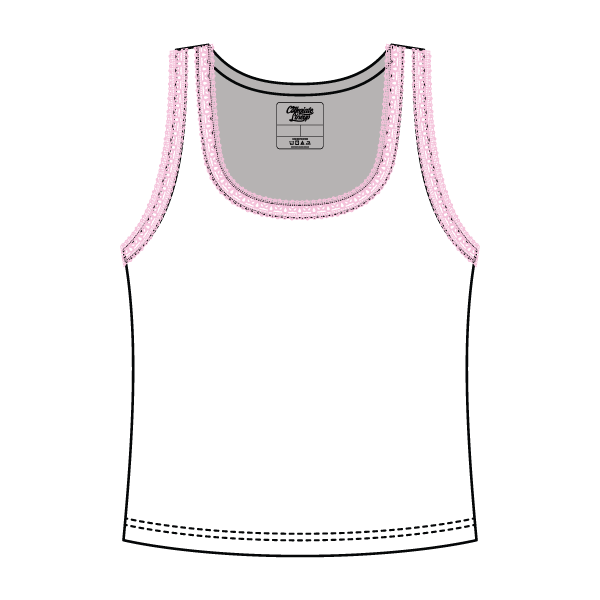 Lace Ribbed Tank Tops - The Collegiate Lineup
