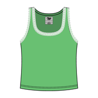 Lace Ribbed Tank Tops - The Collegiate Lineup