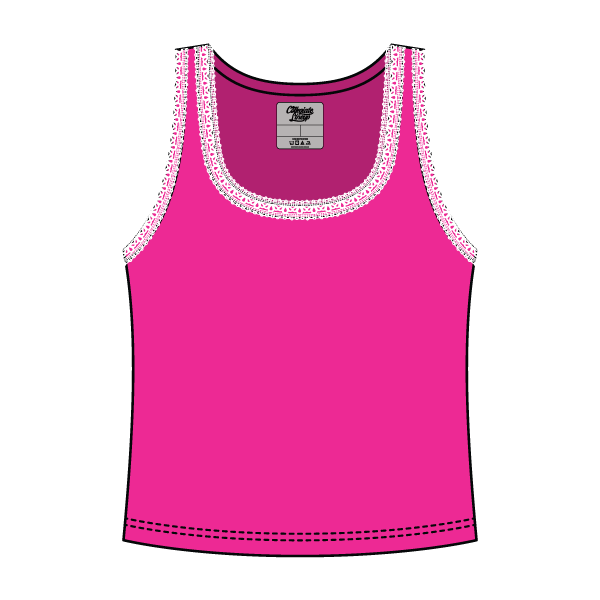 Lace Ribbed Tank Tops - The Collegiate Lineup