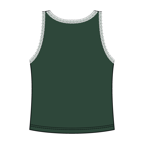 Lace Ribbed Tank Tops - The Collegiate Lineup