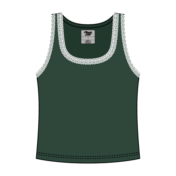 Lace Ribbed Tank Tops - The Collegiate Lineup