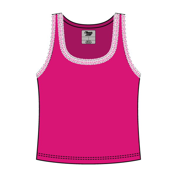 Lace Ribbed Tank Tops - The Collegiate Lineup