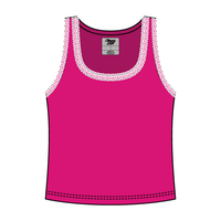 Lace Ribbed Tank Tops - The Collegiate Lineup