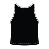 Lace Ribbed Tank Tops - The Collegiate Lineup