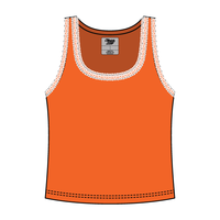 Lace Ribbed Tank Tops - The Collegiate Lineup
