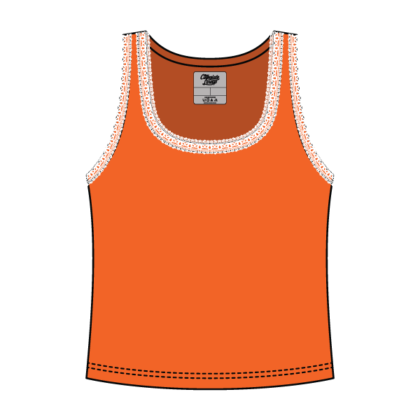 Lace Ribbed Tank Tops - The Collegiate Lineup