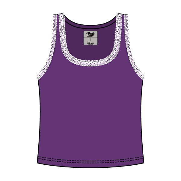 Lace Ribbed Tank Tops - The Collegiate Lineup