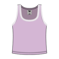 Lace Ribbed Tank Tops - The Collegiate Lineup