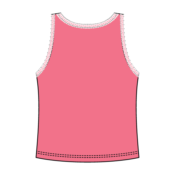 Lace Ribbed Tank Tops - The Collegiate Lineup