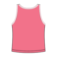 Lace Ribbed Tank Tops - The Collegiate Lineup